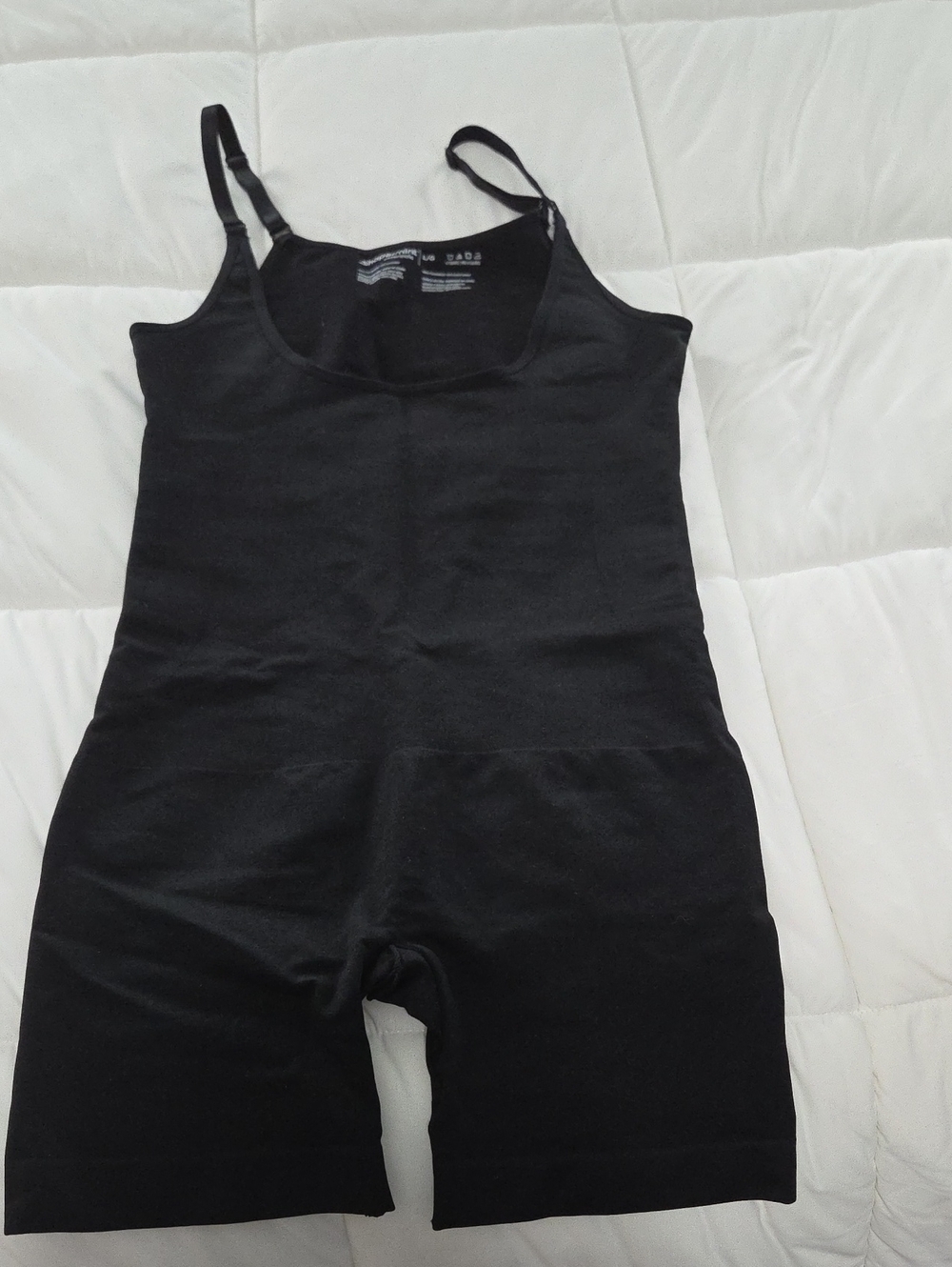 Shapermint Black Full-Body Shaping Bodysuit Romper
